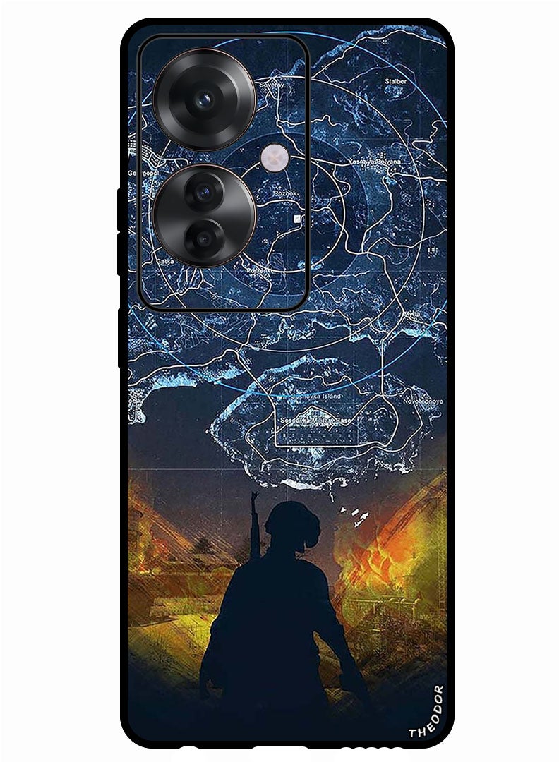 Theodor Protective Case Anti Scratch Shock Proof Bumper Cover For Oppo F25 Pro Pubgy Map - Image 1