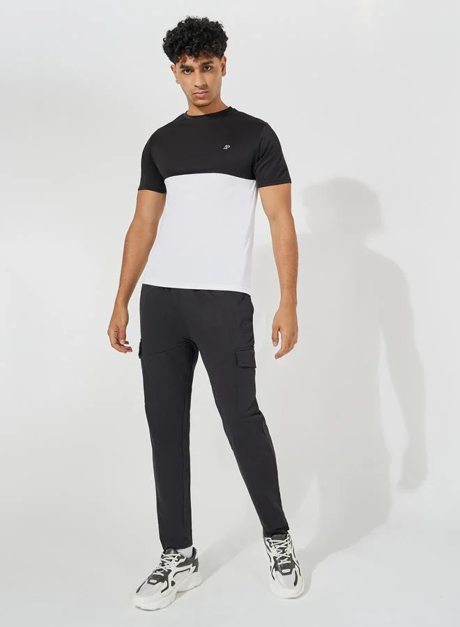 Styli Super Soft Short Sleeve Color Block Training T-Shirt