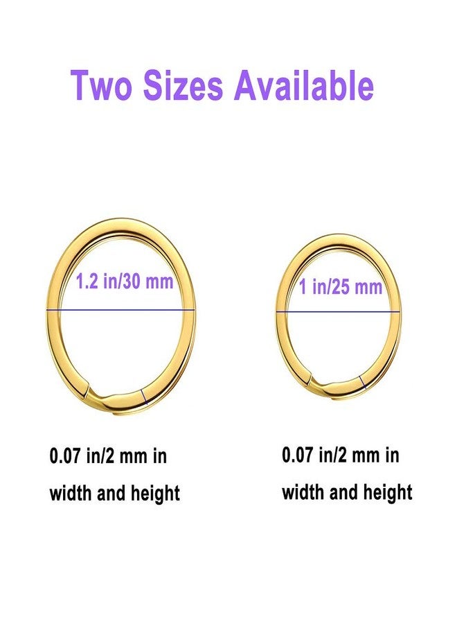 ليسمون حلقات مفاتيح لسلسلة المفاتيح، ومفاتيح السيارة، وحلقة لوحة تعريف الكلب، والأعمال اليدوية، ذهبية، 12 قطعة - Image 3