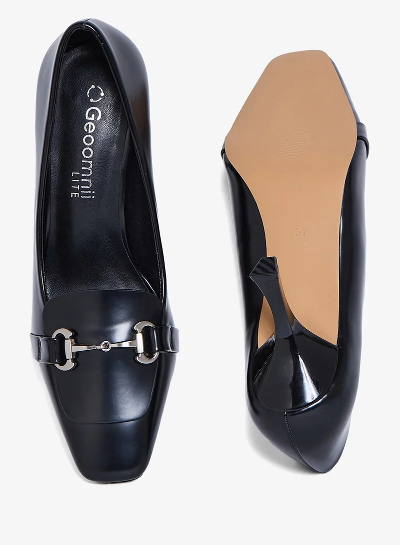 Geoomnii BLACK Geoomnii High Heel Pumps for Women – Elegant Pointed-Toe Stilettos for Office, Party, Wedding & Formal Wear for Women | Best Price UAE