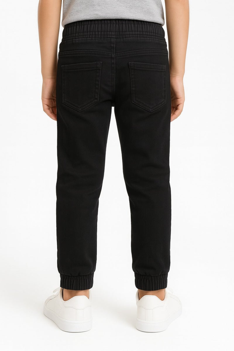 M&H Fashion Kid's Denim Stripe Jogger I MH - Image 2