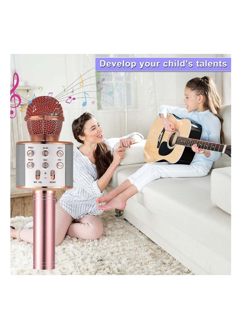 إلترازون Bluetooth Microphone for kids Birthday Gift Toys for Age 3 4 5 6 7 8 9 10 Girls Boys Wireless Karaoke Mircrophone - Image 2