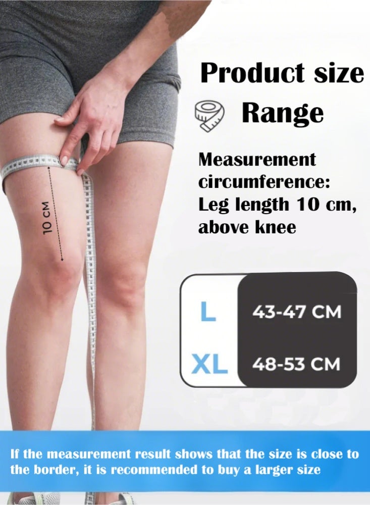 بوير منصات الركبة دعامة الركبة، منصات الركبة الرياضية المضادة للانزلاق لتخفيف آلام التهاب المفاصل وآلام المفاصل والتهاب الأوتار الغضروف المفصلي، كم ضغط الركبة الناعم المسامي للرجال والنساء لكرة السلة الجري اللياقة البدنية - Image 2
