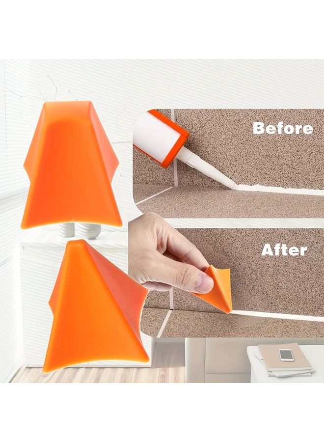 Silicone Caulking Tool Set 1 Large 1 Small Reusable Spatula For Kitchen Bathroom Sealing - Image 5