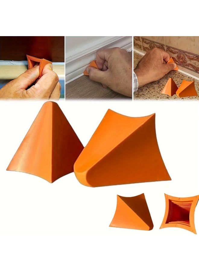 Silicone Caulking Tool Set 1 Large 1 Small Reusable Spatula For Kitchen Bathroom Sealing - Image 2