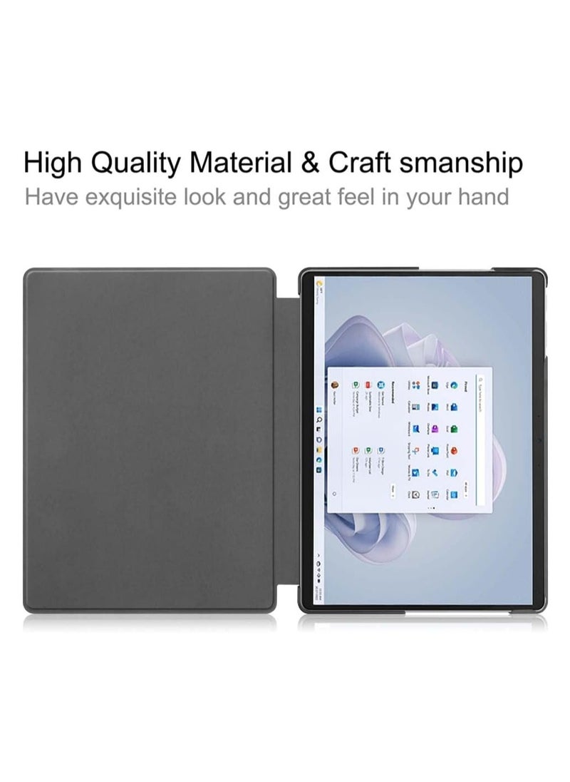 General Case Compatible with Microsoft Surface Pro 11 / Pro 10 / Pro 9, Slim PU Leather Hard Shell Protective Case  - Image 5