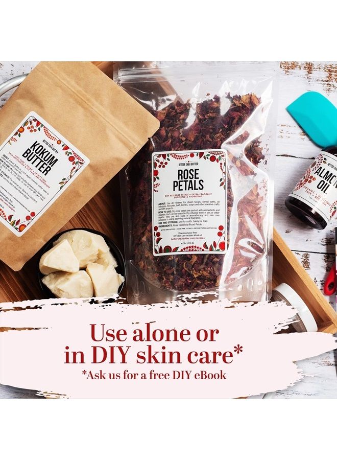 Better Shea Butter Kokum Butter | Raw, Unrefined | For Soap Making and DIY Skin and Hair Products | Pure, Unscented Butter for Lotion Base | 1 lb block - Image 5