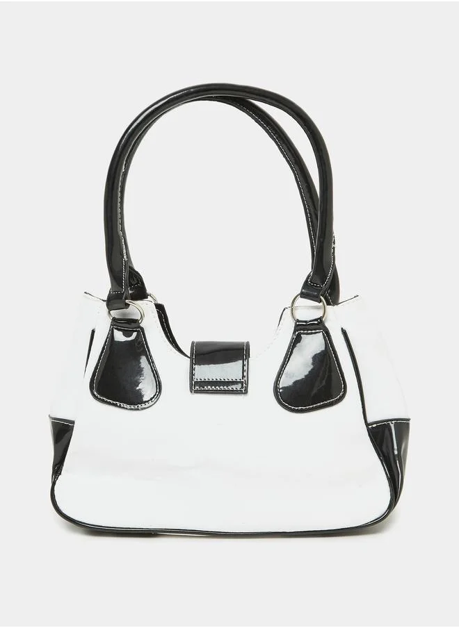 Styli Belt Buckle Detail Bag with Chain Link