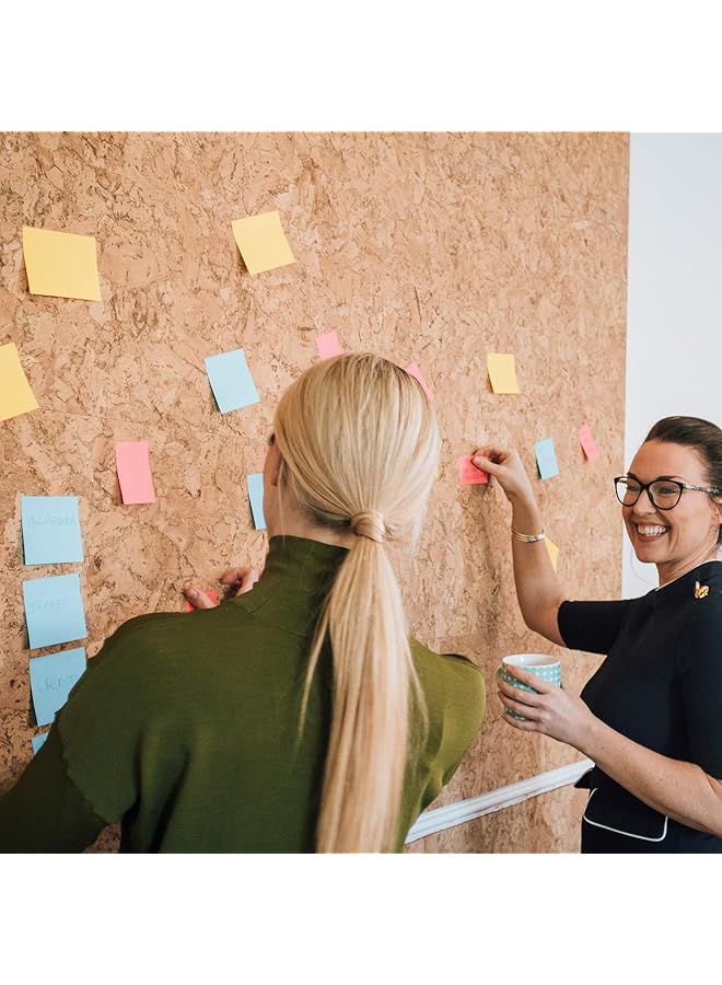 إيروريكس لفافة من الفلين ذاتية اللصق بسمك 240 × 40 سم مع دعم لاصق، لفافة من الفلين، لوحة إعلانات من الفلين، لوحة رسائل للوحة الإعلانات، لافتات الأبواب وديكورات الجدران والأرضيات، صناعة يدوية 2 مم - Image 5