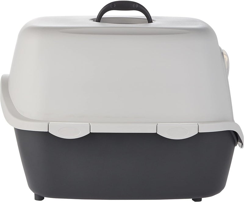 Trixie صندوق فضلات تريكسى فيكو مع غطاء أبيض للقطط - Image 4