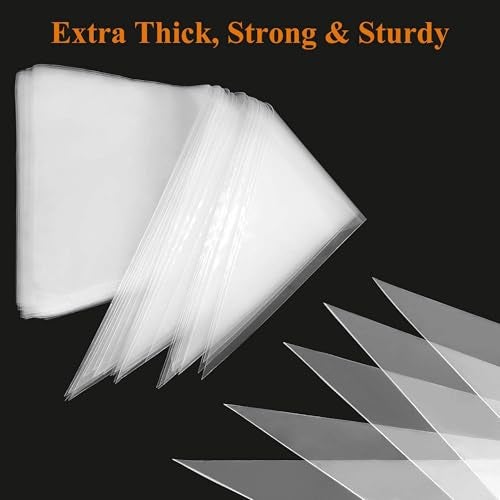 PureBake 100 Pcs Disposable Pastry Icing Piping Bags, Anti-Burst & Non-Slip for Cake, Cookie & Cupcake Decorating, Food-Grade, BPA-Free, 26x17 CM, Clear - Image 5