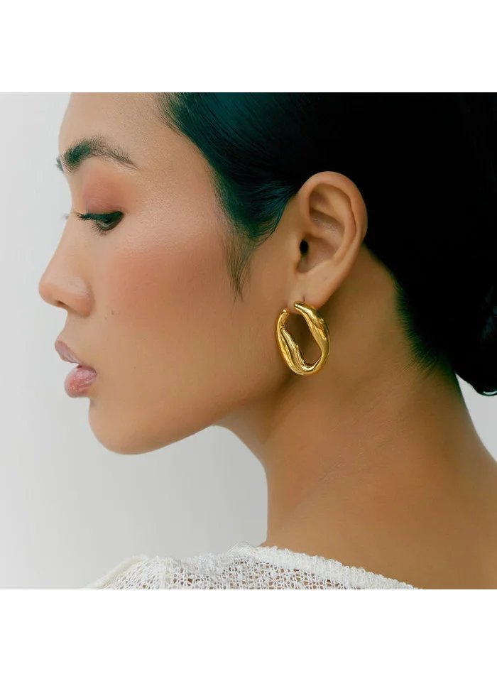 noya Fiona Earrings - 18K Gold Plated