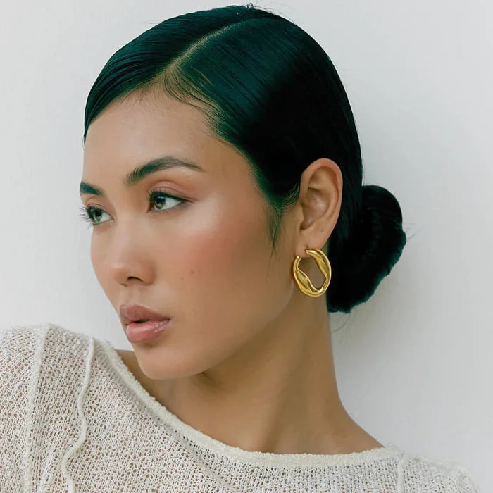 noya Fiona Earrings - 18K Gold Plated