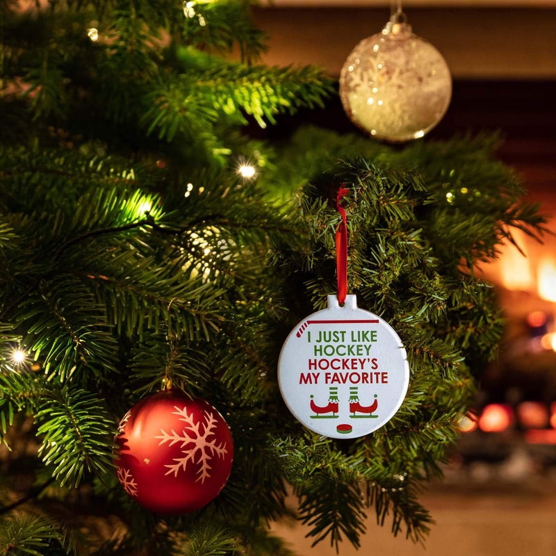 تشاك توك سبورتس Chalktalksports الهوكي الدائري زخرفة السيراميك | الهوكي هو المفضل لدي - Image 2