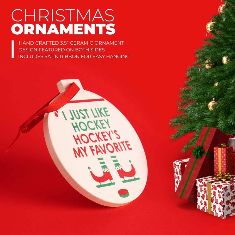 تشاك توك سبورتس Chalktalksports الهوكي الدائري زخرفة السيراميك | الهوكي هو المفضل لدي - Image 3