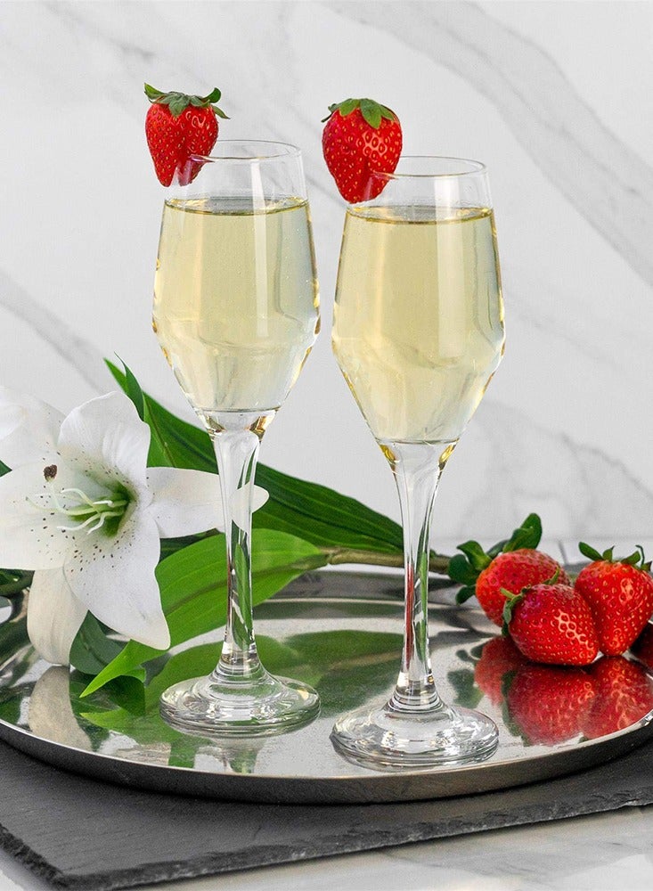 LAV Ella Goblet Glass Set – 230cc, 3 Pieces – Elegant Goblets for Wine, Cocktails & Beverages - Image 2