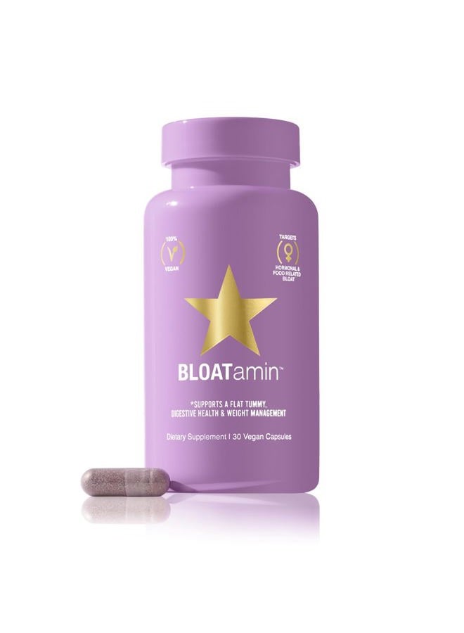 HAIRTAMIN BLOATamin - Vegan Synergistic Blend | Bloating Relief Supplement Capsule | Men & Women | Digestive Enzymes for Bloating Relief, Gas Stomach Pain, Water Retention, and Discomfort (1-Pack) - Image 1