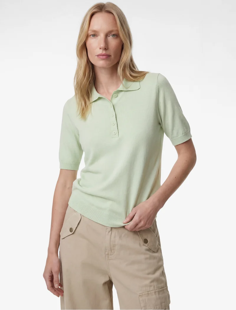 كوتون Polo Collar Sweater