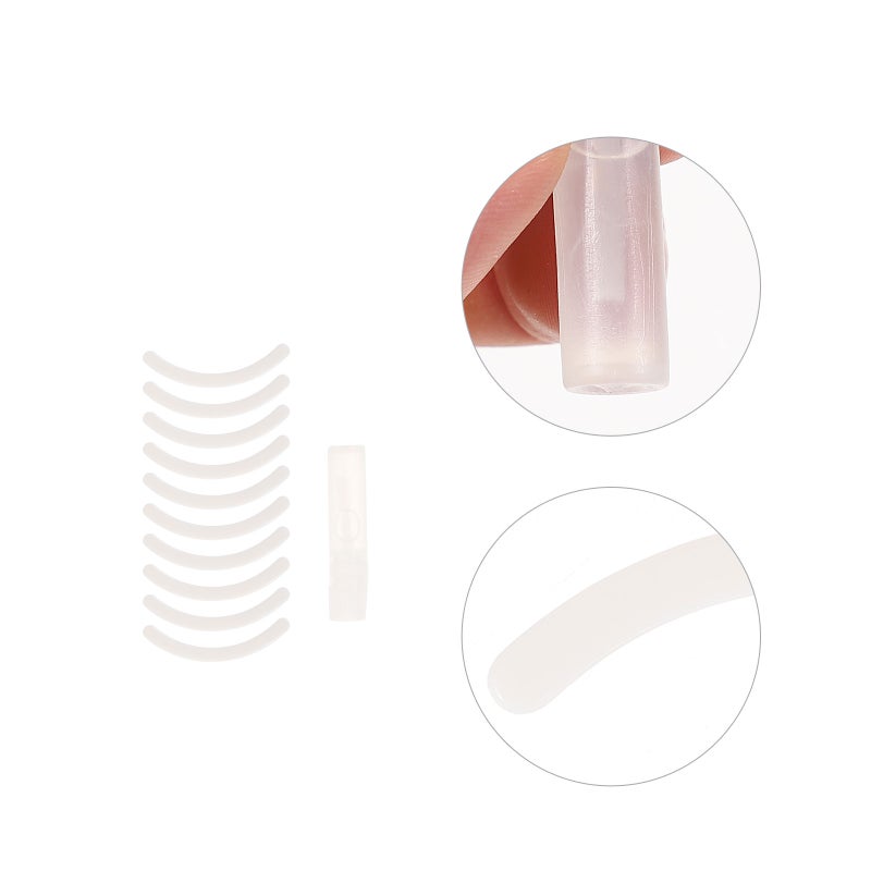 10Pcs Clip Eyelash Display Tool with for Home Salon - Image 2