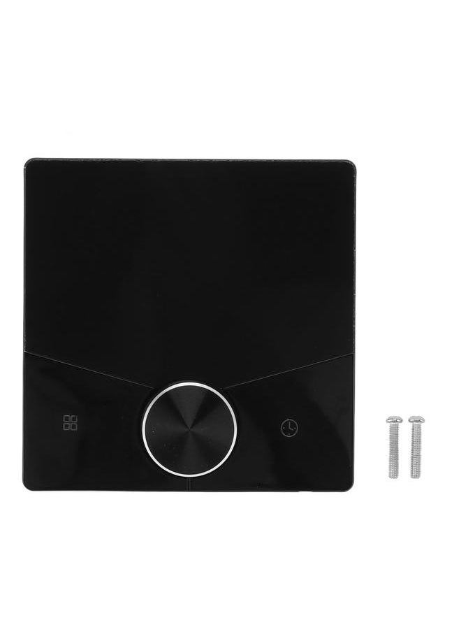 Thoraya Smart Thermostat WiFi Programmable LCD Display Floor Heating Control Panel Digital Thermostat with Knob for Tuya Black  - Image 1