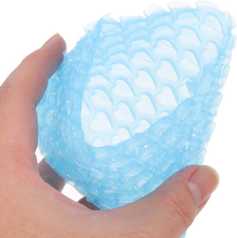 50pcs Heart-shaped Bubble Bags with Self Seal Closure, Lightweight Plastic Air Pillow Packaging for Shipping and Box Void Filler, Protective Mailing Cushion Bags - Image 4