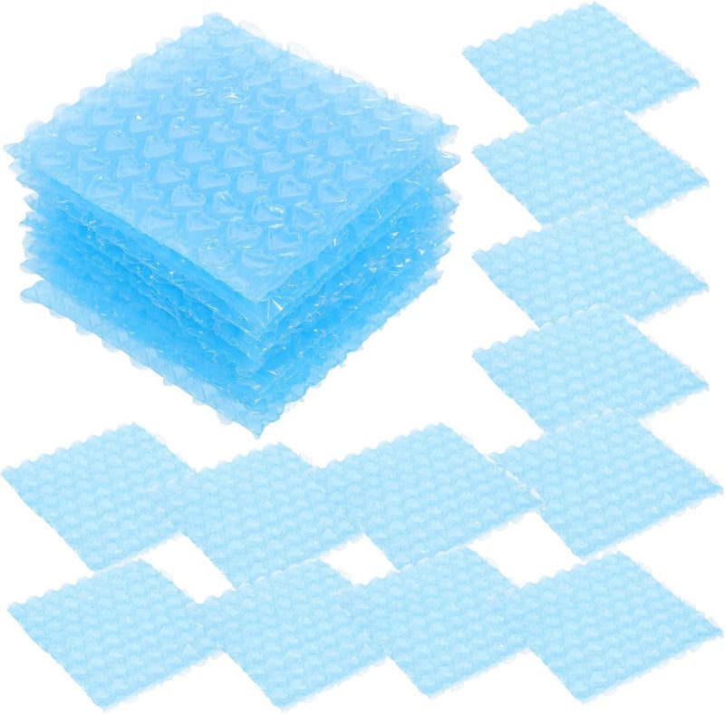 50pcs Heart-shaped Bubble Bags with Self Seal Closure, Lightweight Plastic Air Pillow Packaging for Shipping and Box Void Filler, Protective Mailing Cushion Bags - Image 1