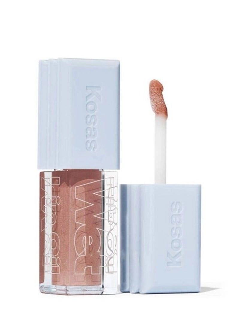 KOSAS Wet Lip Oil Plumping Treatment Gloss Unzipped, 4.6ml - Image 1