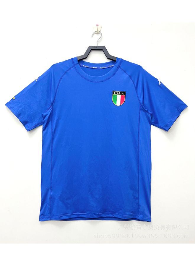 2000 Italy Home Court Short Sleeve Football Jersey - Image 1
