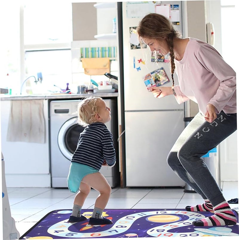 سجادة اللعب التعليمية الزرقاء للأطفال مقاومة للانزلاق تعزز التنسيق - Image 3