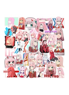 50-Piece Zero Two Anime Stickers