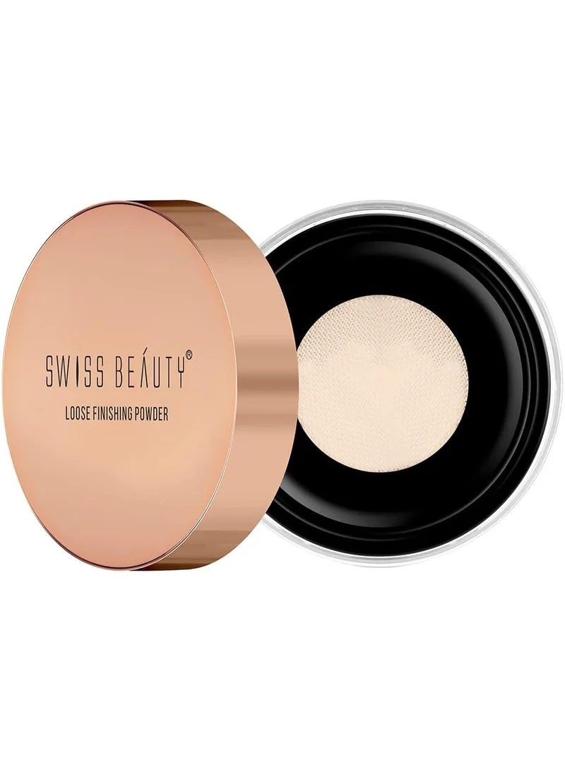 Swiss Beauty Swiss Beauty Ultra Fine Loose Finish Powder, Face Makeup, Shade-05 Ivory, 8gm