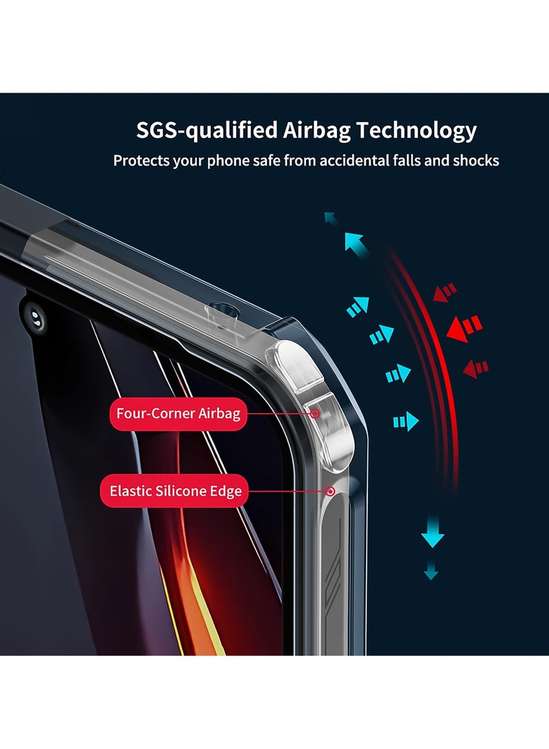For ZTE Nubia Neo 3 GT 5G Case, Camera Lens Protection Back Cover, TPU+PC Shockproof Bumper Mobile Phone Case, Anti-Yellowing Slim Fit Protective Casing