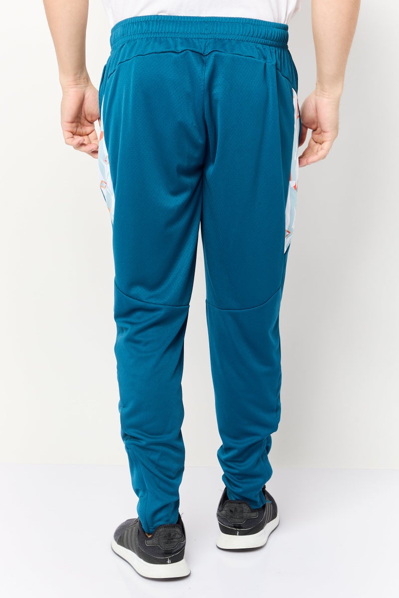 Puma x Neymar JR Men Slim Fit Football Track Pants, Teal - Image 4