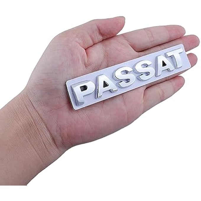 rayihni Passat Emblem Car Badge Sticker Compatible With Decal Auto Accessories Silver - Image 3