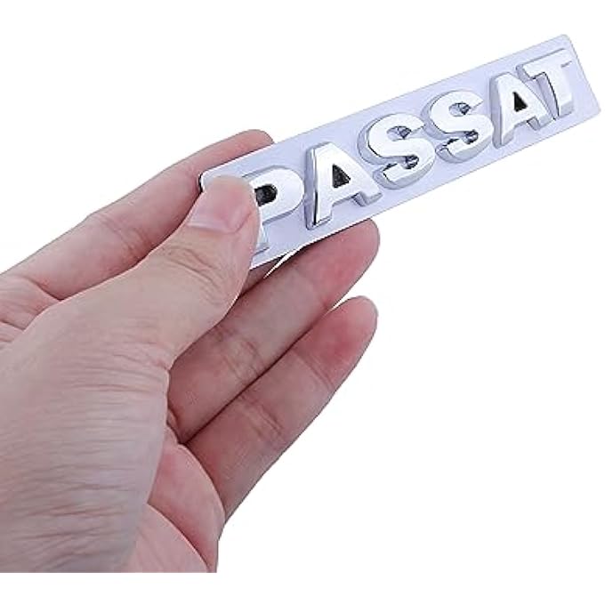 rayihni Passat Emblem Car Badge Sticker Compatible With Decal Auto Accessories Silver - Image 4