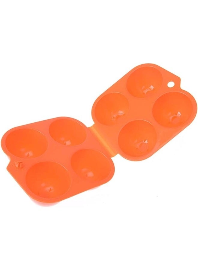 (2 pcs) Portable Camping Carrier For 4 Eggs Case Box Kitchen Convenient Container Egg Storage Box Container Hiking Outdoor Tools  - Image 5