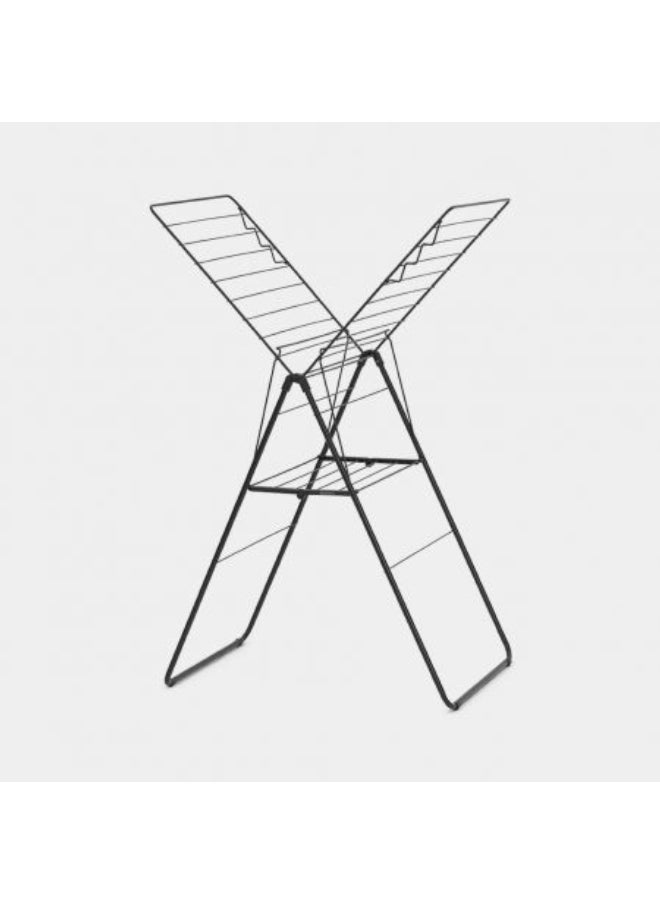brabantia Hangon Foldable Space-Saving Drying Rack Matte Black 20 m  - Image 2
