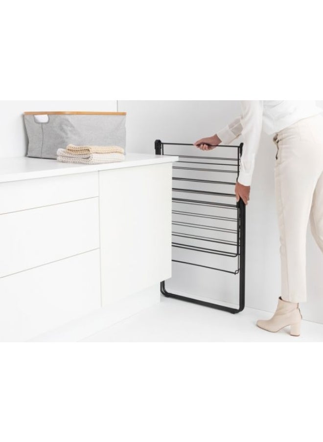 brabantia Hangon Foldable Space-Saving Drying Rack Matte Black 20 m  - Image 5