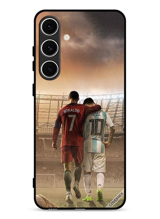 Covernex Samsung Galaxy A56 5G Protective Case Cover Messi & CR7 Ronaldo - Image 1