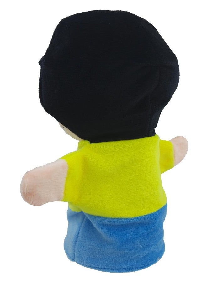 Elfactory Mother (Peach) Family Hand Puppets for Kids - Educational Storytelling Interactive Plush Hand Puppet Set for Learning (10 inch) New Edition (Yellow Boy) - Image 4