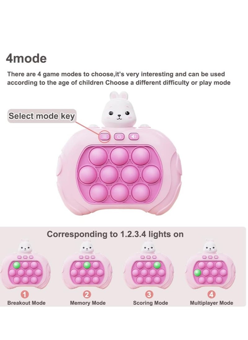 Pop It Game Light Up Fidget Toy, Quick Push Game Console, Whack A Mole Game, Decompression Breakthrough Puzzle Pop Game Machine, Multiple Game Modes Toy For 3+ Years - Package Shape May Vary  - Image 3
