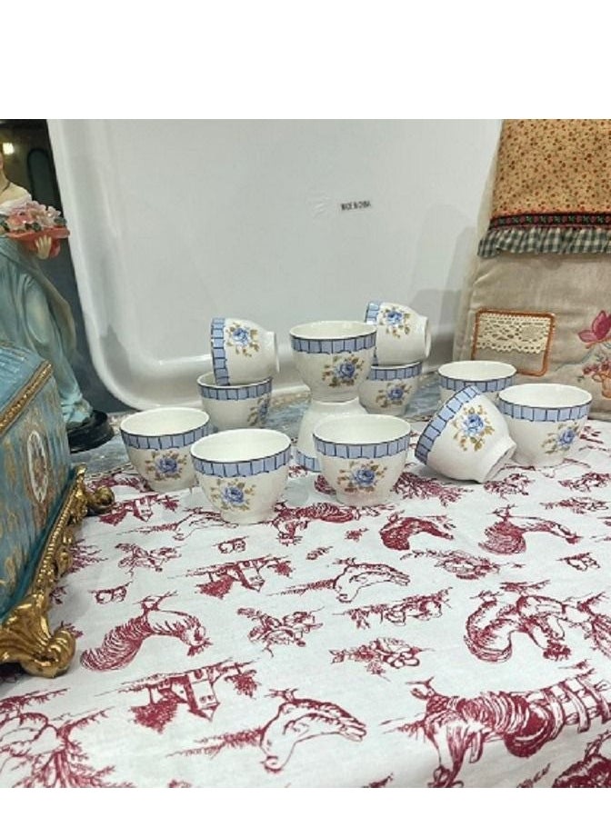 Handsomegift طقم أكواب عربية مكون من 12 قطعة  - Image 3