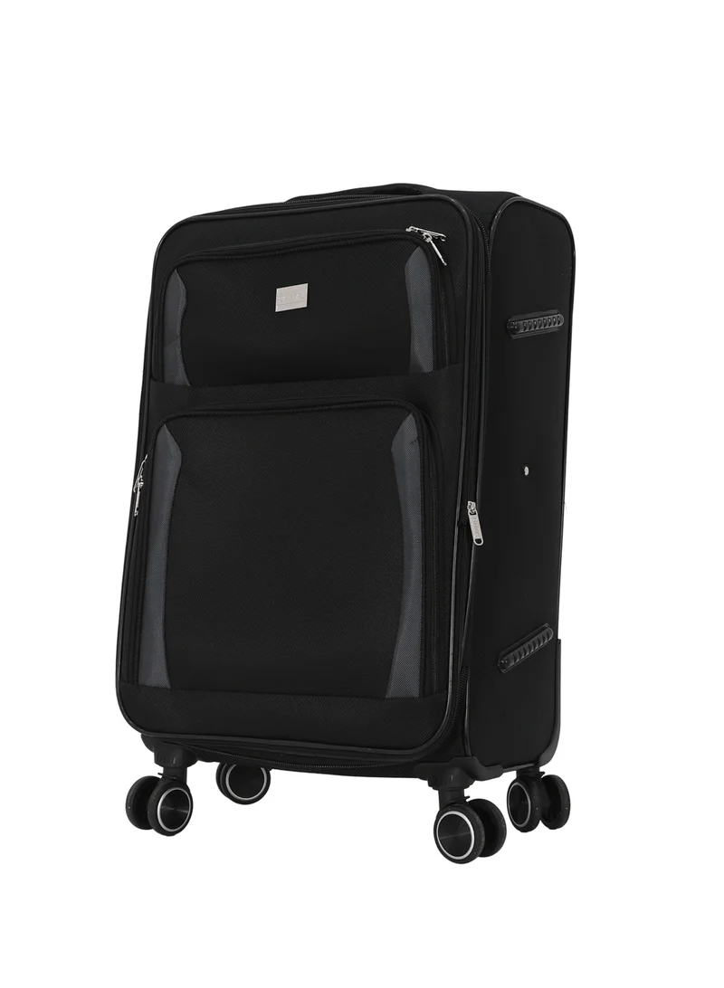 CAPITAL Capital 4-Piece Softside Expandable Spinner Luggage Set - Durable Travel Suitcases with 360° Spinner Wheels