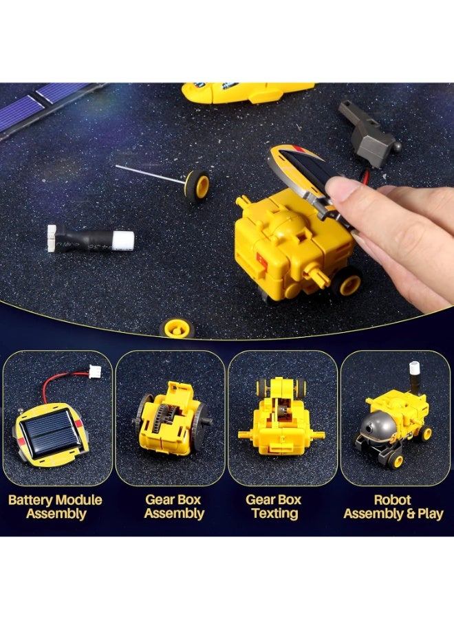 TOY GARDEN 120-Piece Solar Robot STEM Kit for Kids Ages 8–12 – Educational Building Science Toy for Boys & Girls, DIY Robot Projects for Ages 9–16, Solar-Powered Learning Toy - Image 5