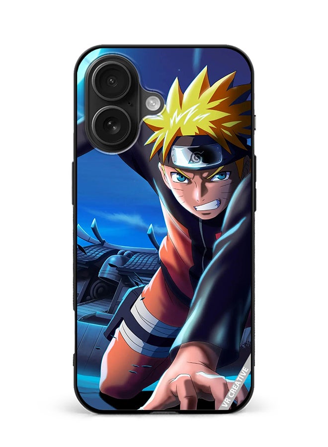 VR CREATIVE Protective Case Cover For Apple iPhone 16 Plus Naruto Uzumaki Design Multicolour