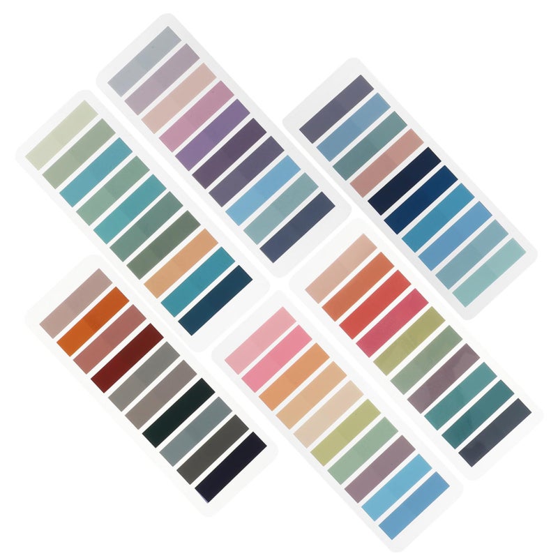 Reusable Sticky Index Tabs 60 Assorted Colors Page Markers for Notebooks Office School Home - Image 2