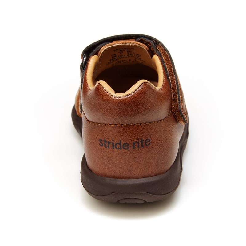 Stride Rite boys Srt Archie Sandal, Brown, 6.5 Wide Toddler US - Image 3