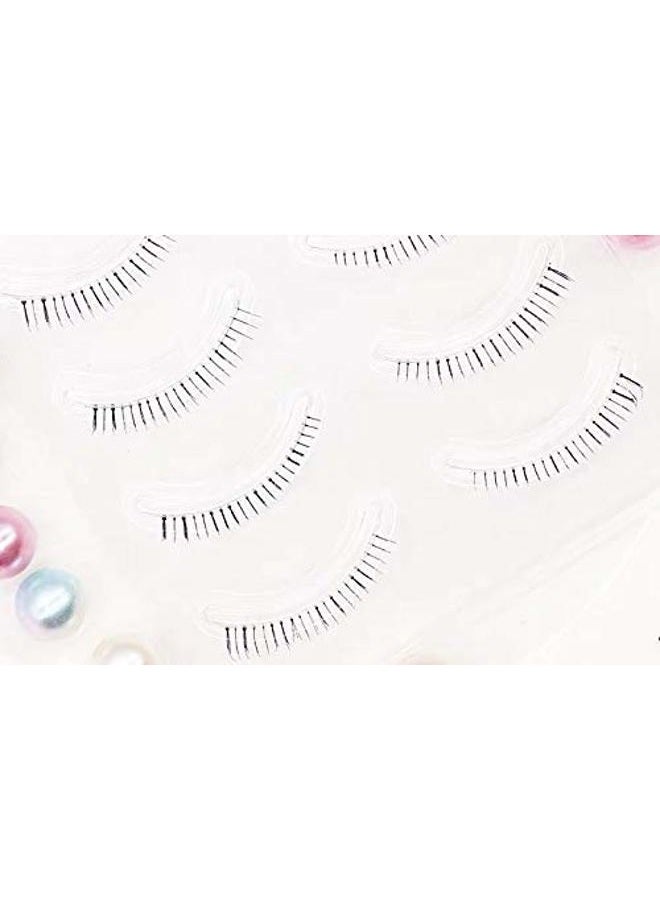 Dorisue Bottom False Eyelashes - Natural Lower Lashes 4-5mm for Under Eye Enhancement, Professional Makeup Artist Choice, 4 Pairs (E1) - Image 5