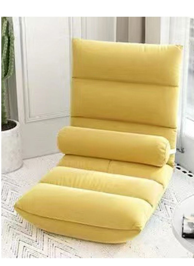 LIMOS - Adjustable Lazy Floor Sofa Folding Cushion for Reading Games Meditating Padded Gaming Chair - Image 1