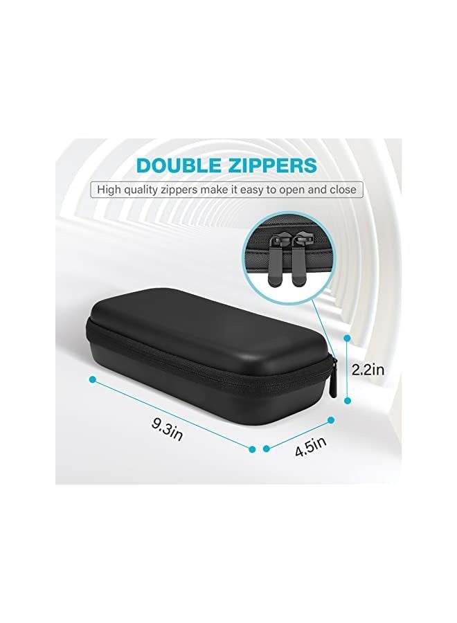 بروماس حافظة نينتندو سويتش لايت مع واقي شاشة، حقيبة حمل للسفر ذات هيكل صلب 2 في 1 مجموعة ملحقات لنينتندو سويتش لايت 2019 مع 10 حاملات بطاقات ألعاب - أسود - Image 3